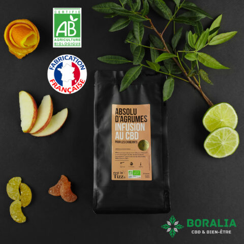 Infusion CBD Absolu d'Agrumes BIO TIZZ