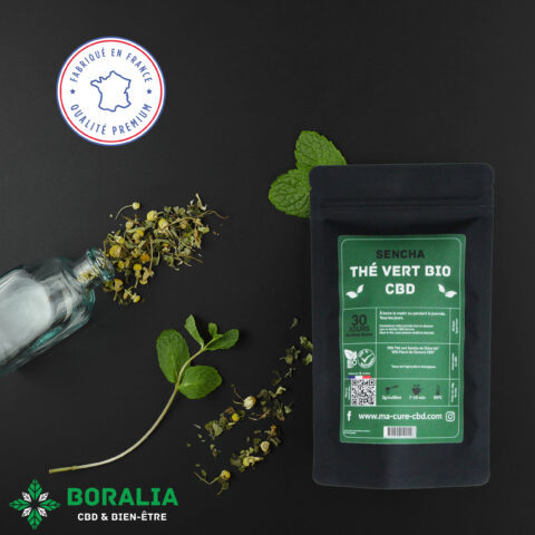 thé vert CBD Sencha BIO MA CURE CBD