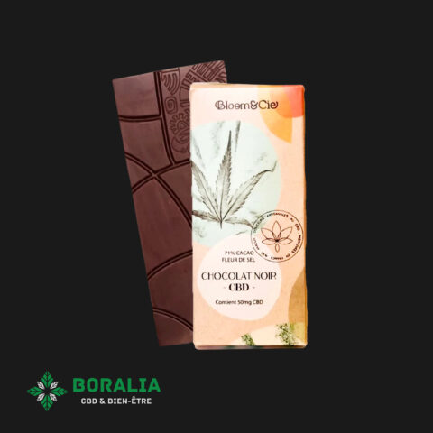CHOCOLAT NOIR À LA FLEUR DE SEL CBD