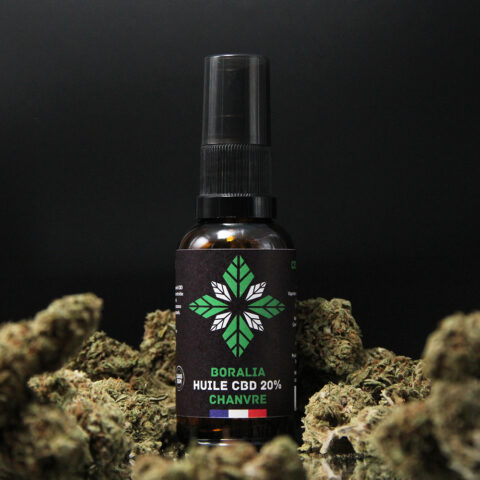 Huile CBD Bio 20% Chanvre Boralia
