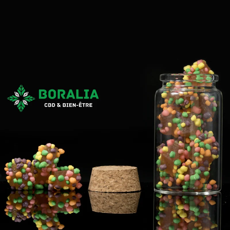 Bonbons THC & CBD nerds x10